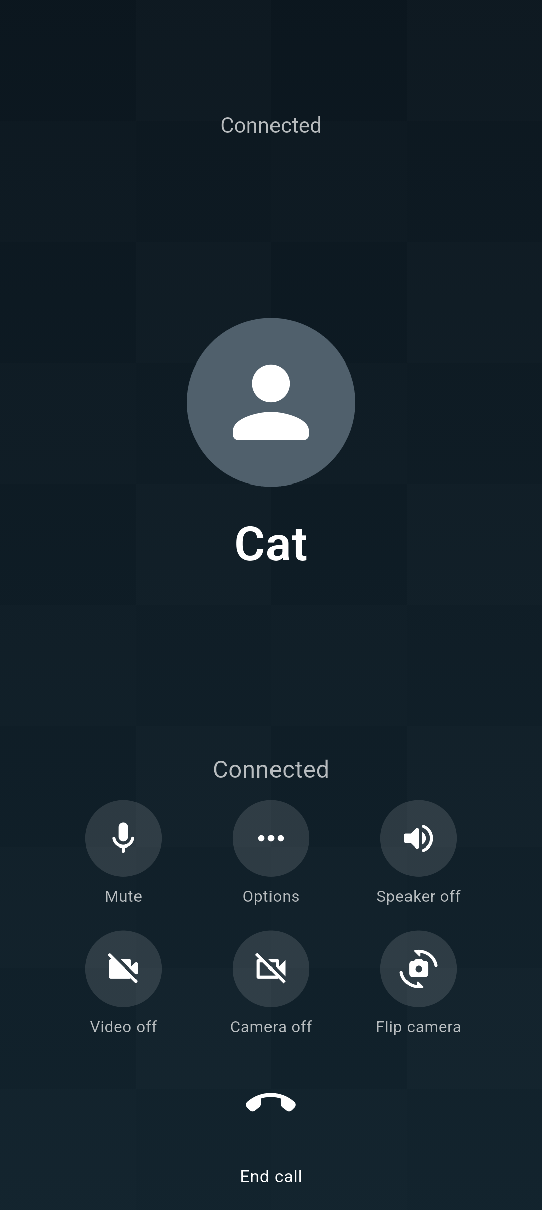 Cat call connected on the CueLatch prop handset